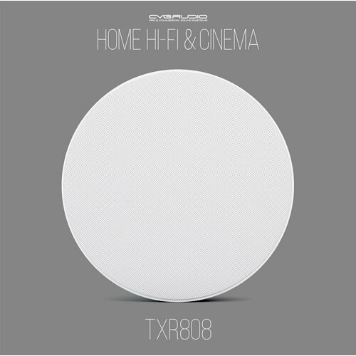 CVGAUDIO TXR808 Двухполосные встраиваемые 8 акустические системы Hi-Fi класса 80WRMS 8ohm frameless дизайн белый 964300₽