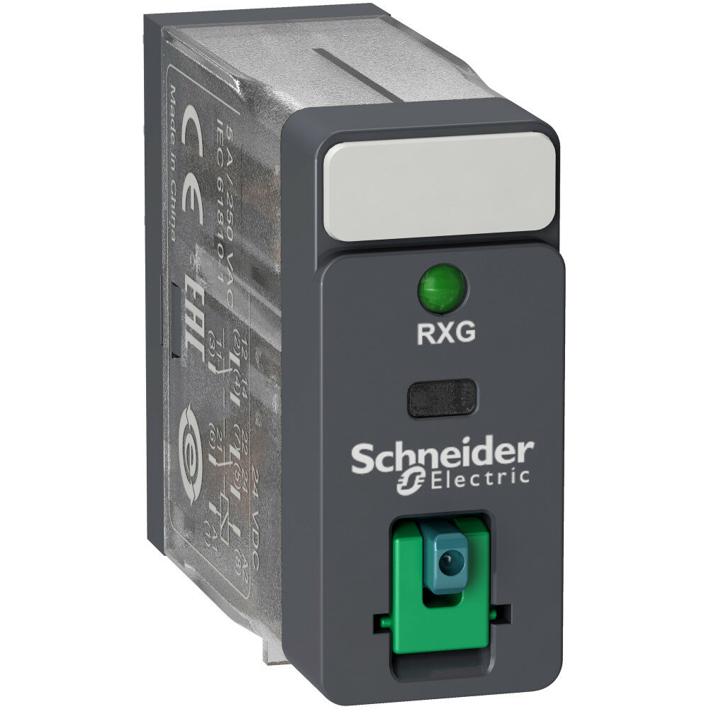 фото Schneider Electric реле промежут, 5А, 2С/О,=24В, КН. + LED