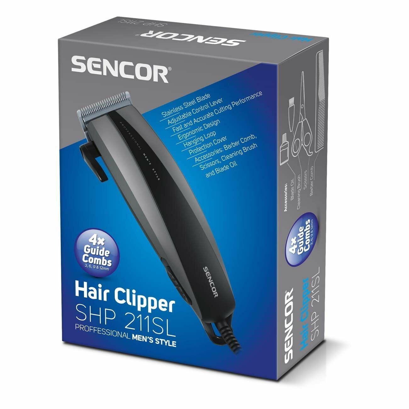 Машинка для стрижки волос Sencor SHP 211SL