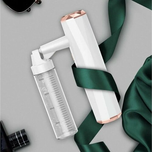 Нано-распылитель увлажнитель портативный для кожи объём 80 мл белый 1759₽