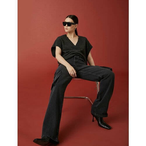 фото Джинсы koton, размер 29/32, черный