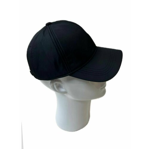 фото Бейсболка , размер 58, черный шапка-сиб