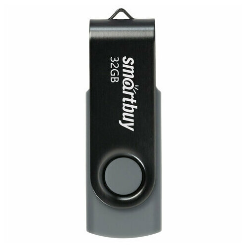 Флеш-диск 32GB SMARTBUY Twist USB 2.0, черный, SB032GB2TWK