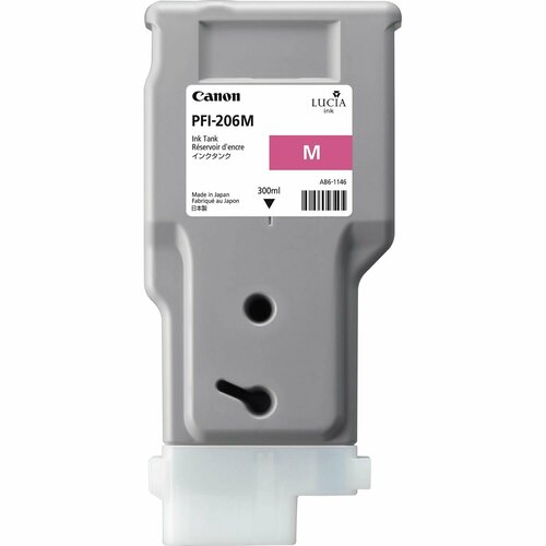 Картридж для струйного принтера CANON PFI-206 M (5305B001) картридж canon pfi 206 r red для ipf6400 6450 300ml