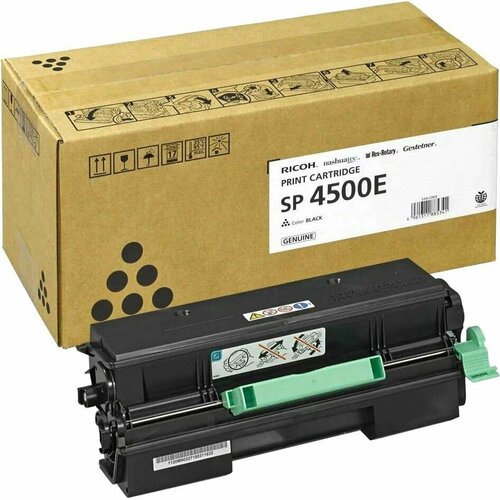 Картридж Ricoh SP 4500E (407340), лазерный, черный картридж ricoh sp 4500e 6000 стр черный