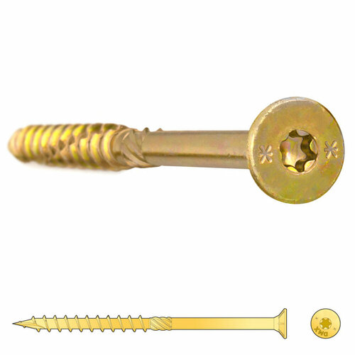 Шурупы конструкционные по дереву BULLIT потай 8x300 мм