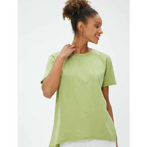 фото Футболка koton, размер xs, зеленый