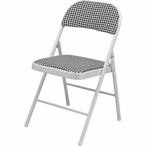 Стул складной со спинкой для кухни/ дома/ дачи Raybe RB-100 белый
