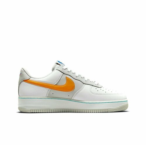 Кеды NIKE Air Force 1 07, размер 7,5us/39,5ru, белый, оранжевый