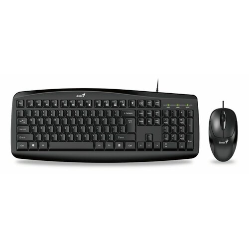 Клавиатура+мышь Genius Smart KM-200 (KB-200 + XScroll V3), Black, USB компьютерная мышь genius mouse xscroll v3 черный usb