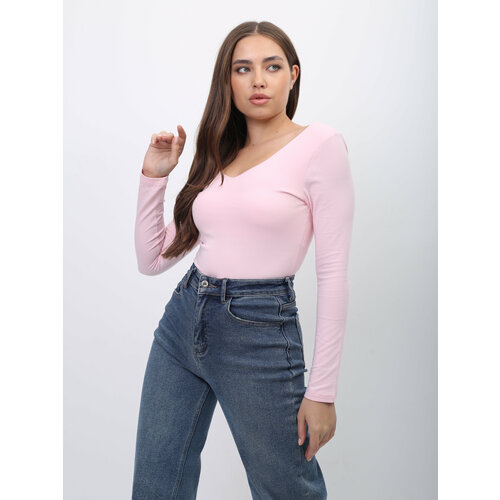 фото Лонгслив размер s, розовый без бренда