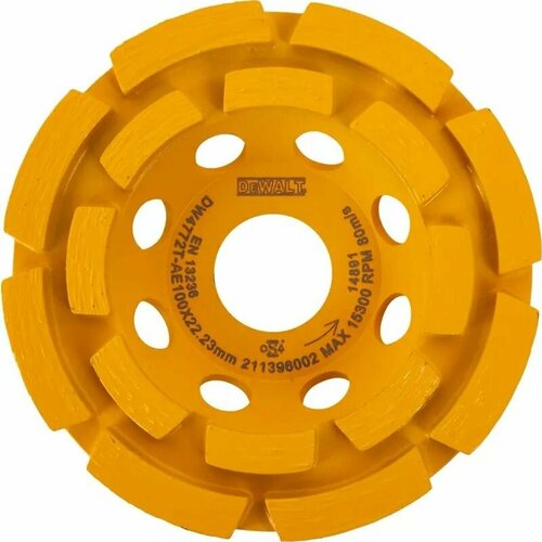 Чашка алмазная по бетону 22.2x100 мм Dewalt DW4772T-AE