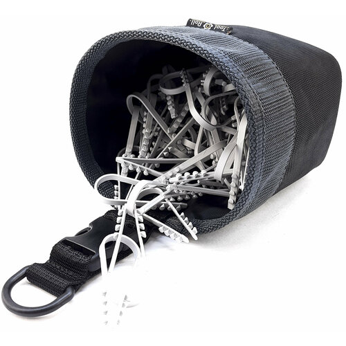 Сумка для крепежа Small 15x14x10см на пояс для монтажа закрывающаяся