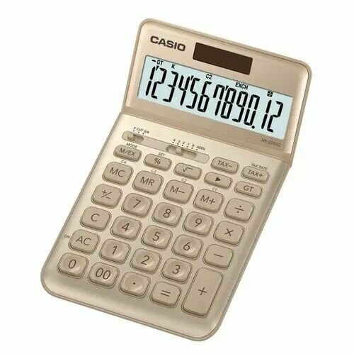 Калькулятор бухгалтерский Casio JW-200SC-GD-S-EP