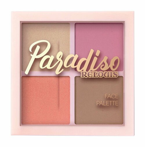 Палетка для макияжа лица / Relouis Paradiso Sun Face Palette