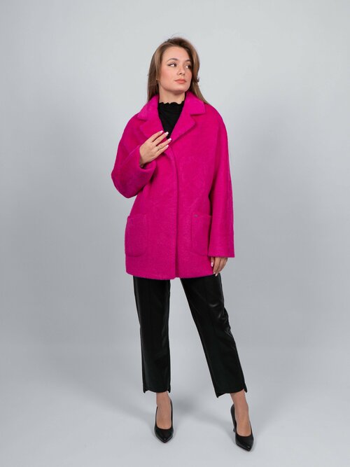 Пальто , размер 40, розовый