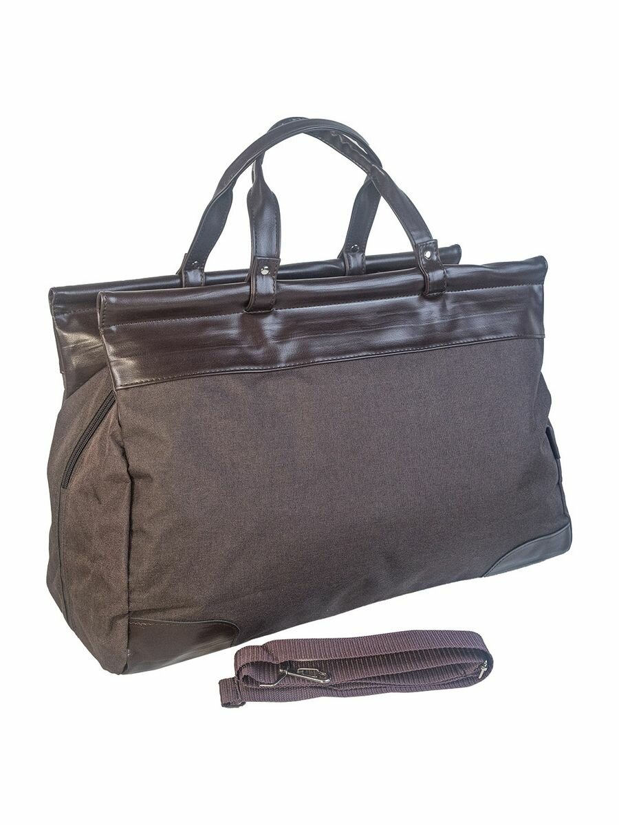 Дорожная сумка саквояж №477 коричневый