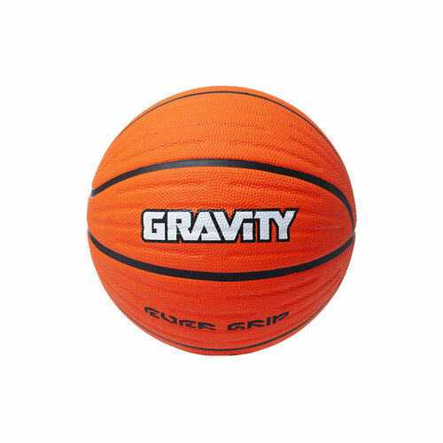 Баскетбольный мяч Gravity, вспененная резина, оранжевый, размер 5