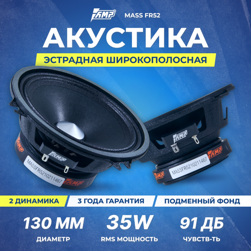 Акустика эстрадная AMP MASS FR524ом широкополосная 254800₽