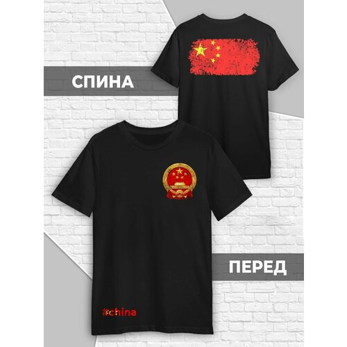 фото Футболка, размер 3xl (56-58), черный printech