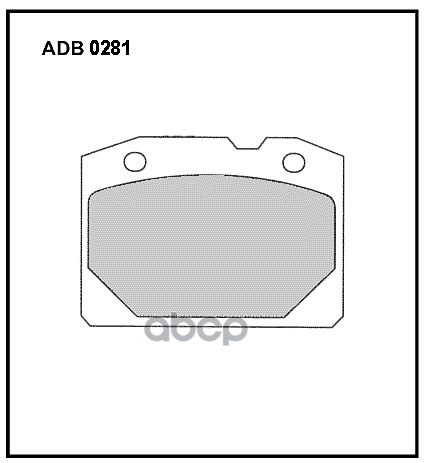 Колодки Торм. Lada Fiat Ваз 2101-2107 ALLIED NIPPON арт. ADB0281HD
