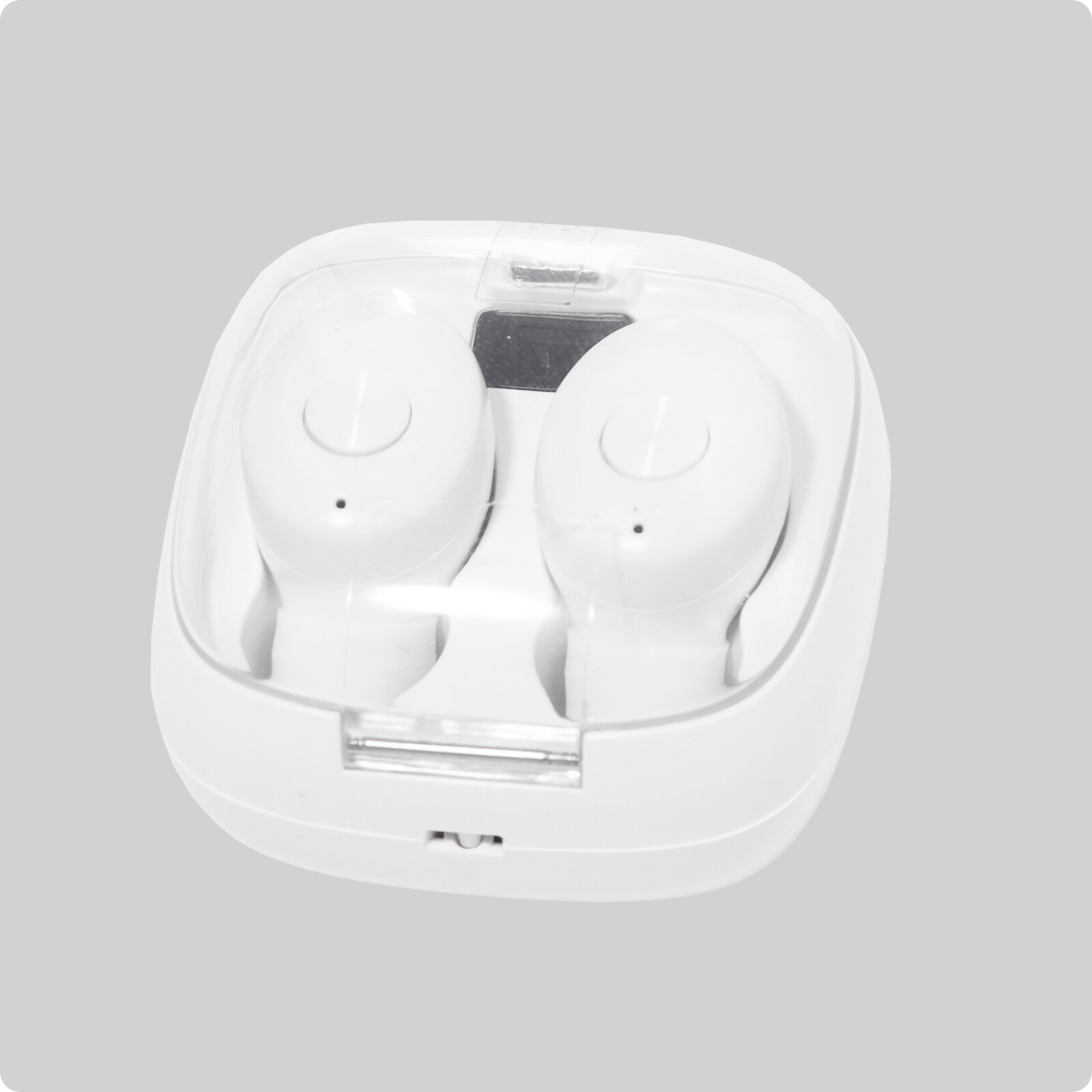 Беспроводные вакуумные наушники (белые) c Bluetooth спортивные игровые гарнитура с микрофоном и индикатором для телефона xiaomi, iphone, как JBL
