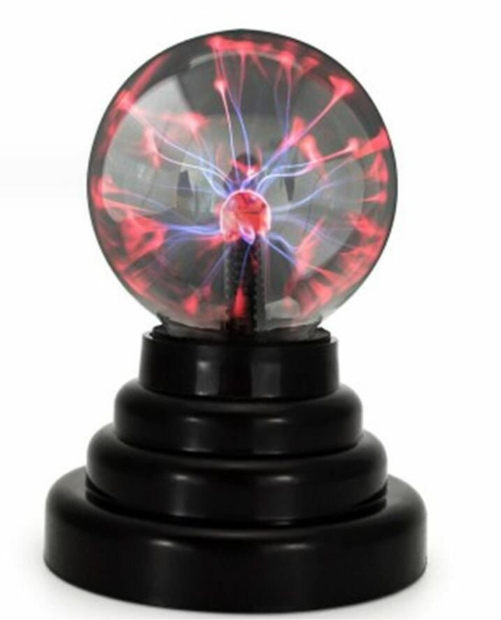 Магический шар с молниями 8 см Плазменная лампа
