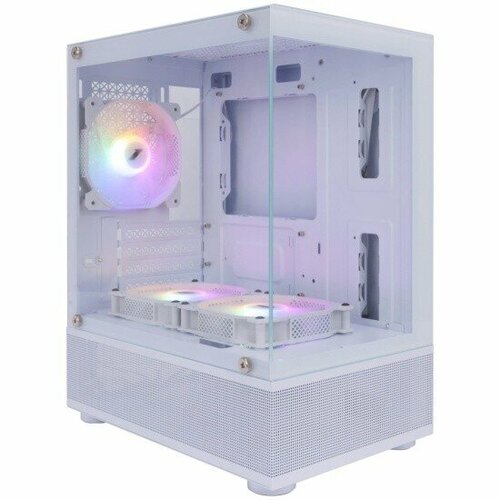 1STPLAYER Корпус 1STPLAYER MIKU Mi2-A White / mATX / 3x120mm LED fans / Mi2-A-WH-2F1R-W-1F1-W