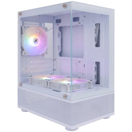 Корпус 1STPLAYER MIKU Mi2-A White / mATX / 3x120mm LED fans / Mi2-A-WH-2F1R-W-1F1-W