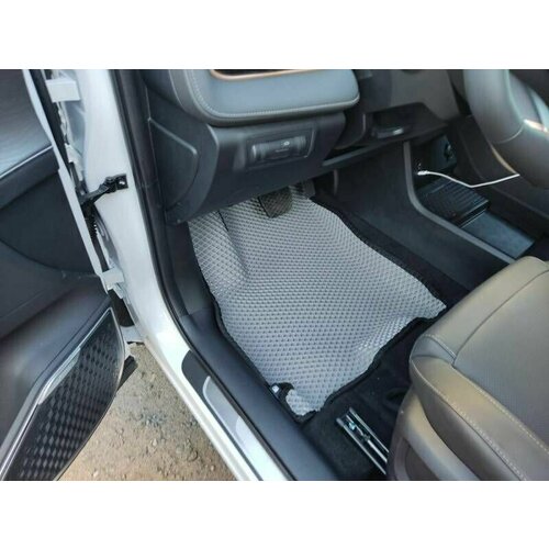 Ковры в салон 3D EVA для Chery Tiggo 4 Pro. Цвет Серый/Черный