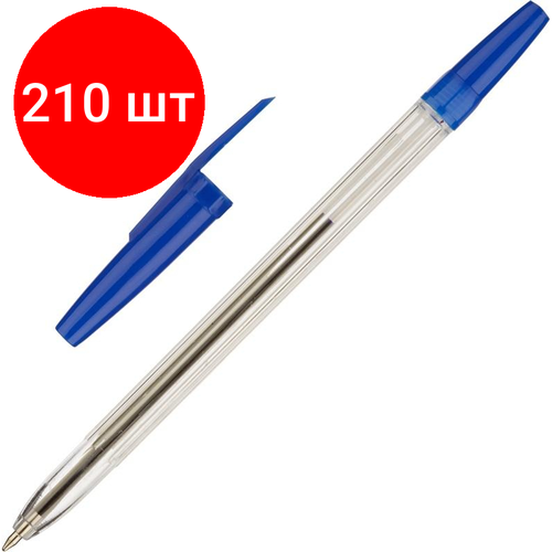 Комплект 210 штук, Ручка шариковая неавтомат. Attache Economy синяя, 0.5мм комплект 50 штук ручка шариковая неавтомат attache economy синяя 0 5мм