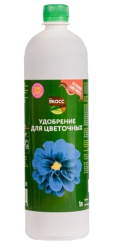 Изображение Удобрение Экосс Для Цветочных культур, органическое, жидкость, 1л