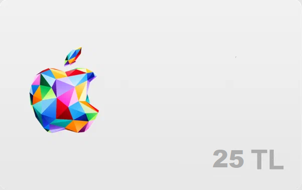 Подарочная карта Apple iTunes 25 TL Турция / Пополнение счета, цифровой код