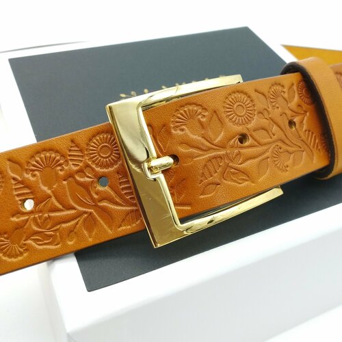 фото Ремень william morris, размер 62, бежевый