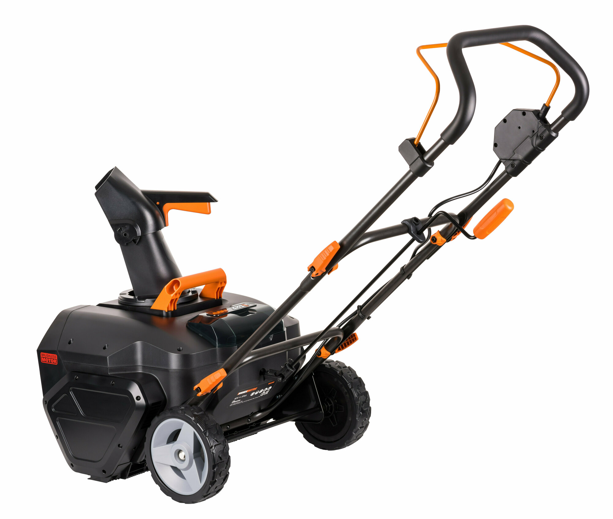 Снегоуборщик аккумуляторный Worx WG471E, 50 см 18 В, АКБ и ЗУ в комплекте - фото №13