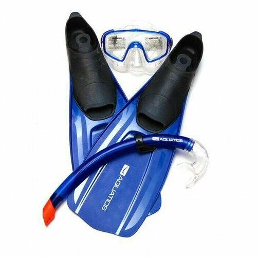 фото Комплект для дайвинга и подводного плавания pacifica маска+трубка+ласты, р. ml (40-41) aquatics