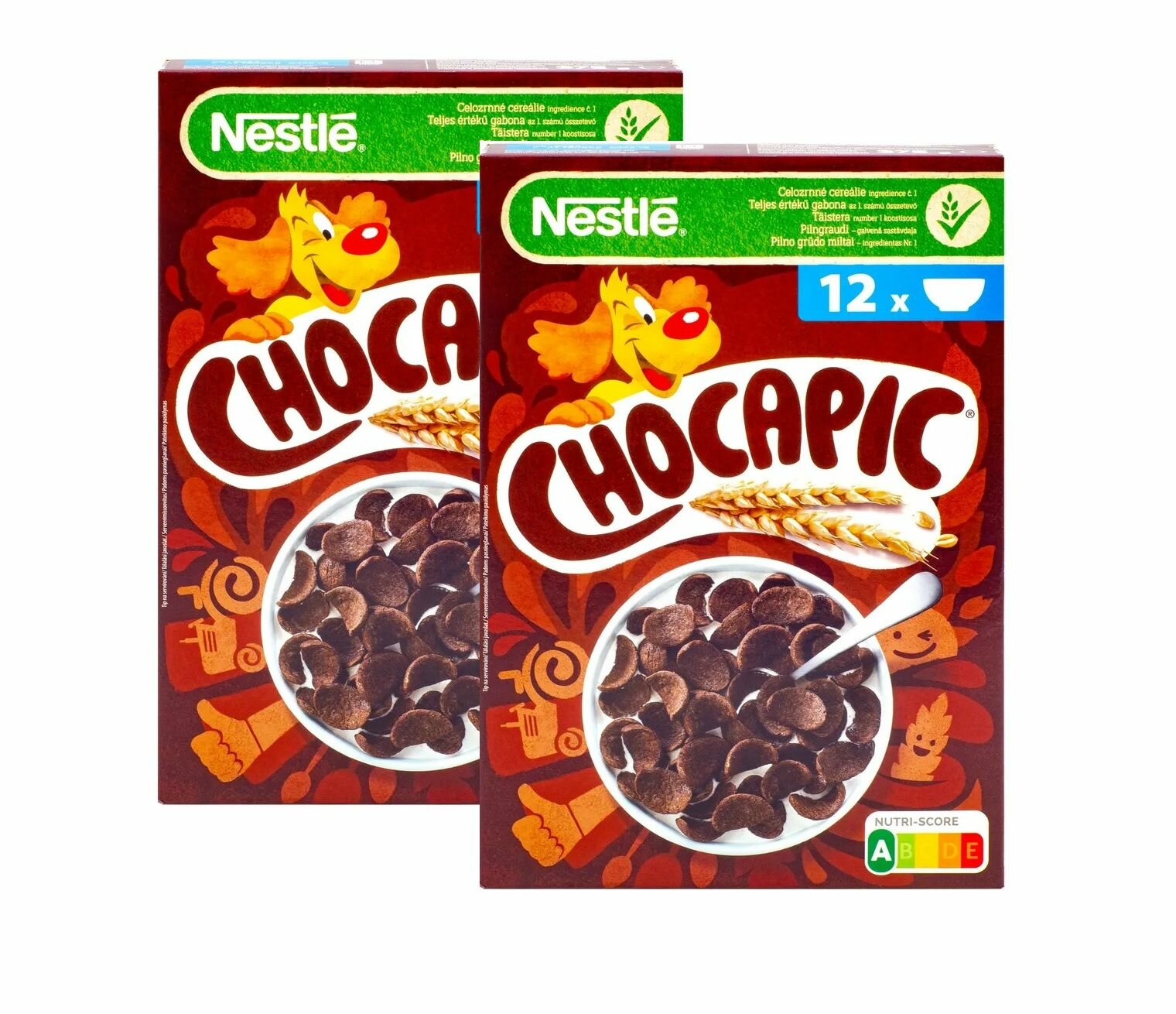 Готовый завтрак Nestle Chocapic шоколадный, 2 пачки по 375 г - фотография № 2