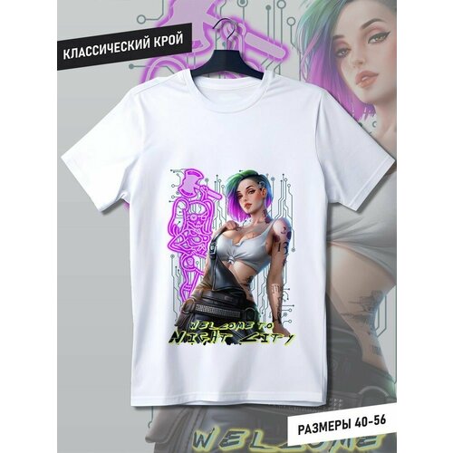 фото Футболка hypnotica, размер l, белый