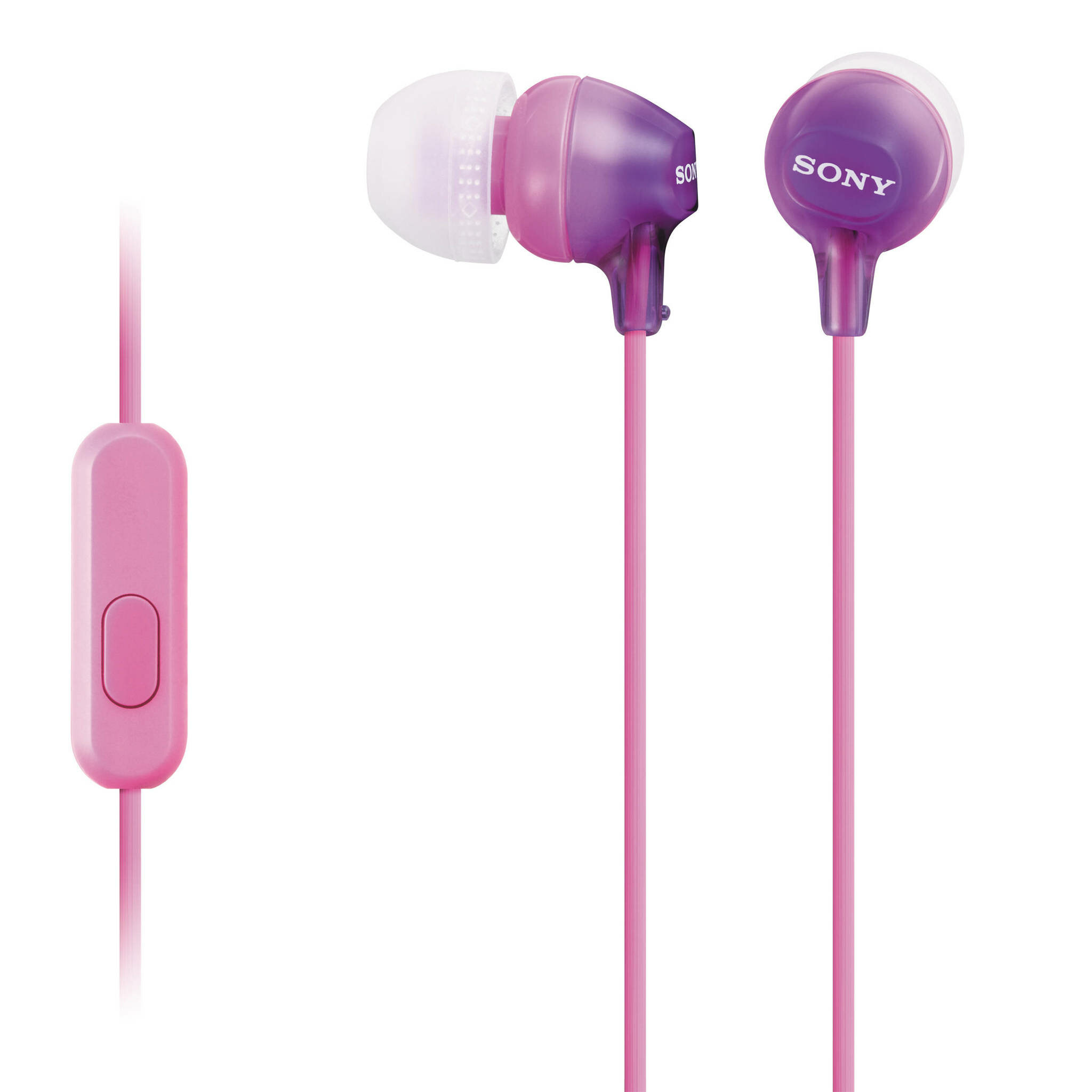 MDR-EX15AP V наушники Sony с микрофоном, фиолетовые