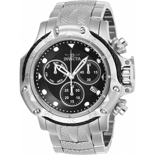 фото Наручные часы invicta, серебряный инвикта