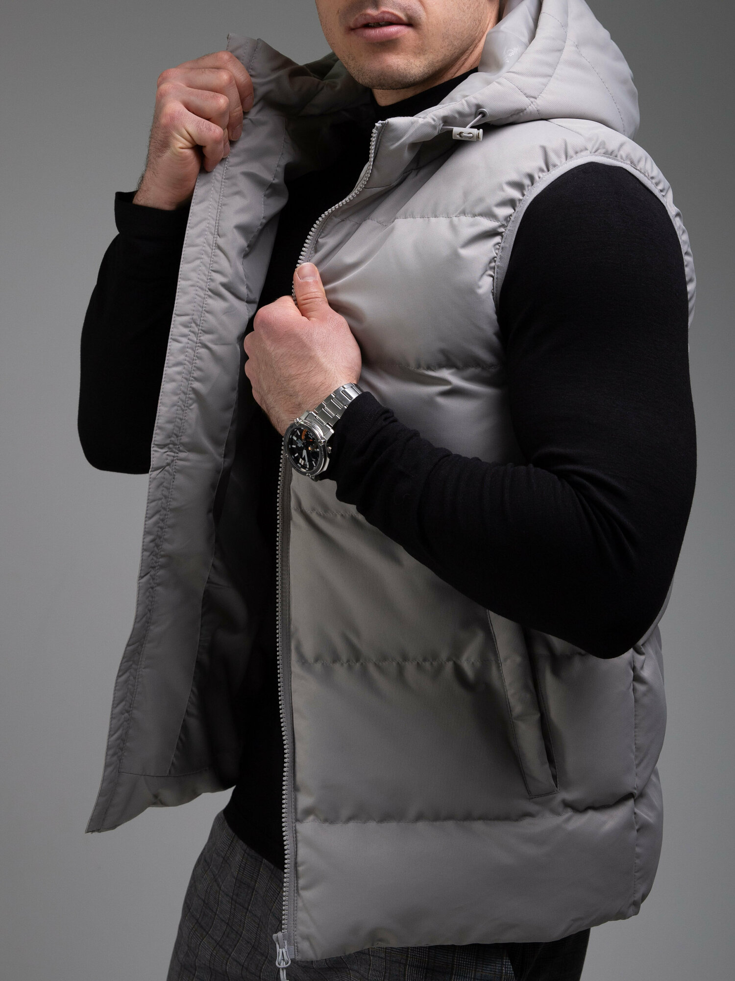 Жилет серый 