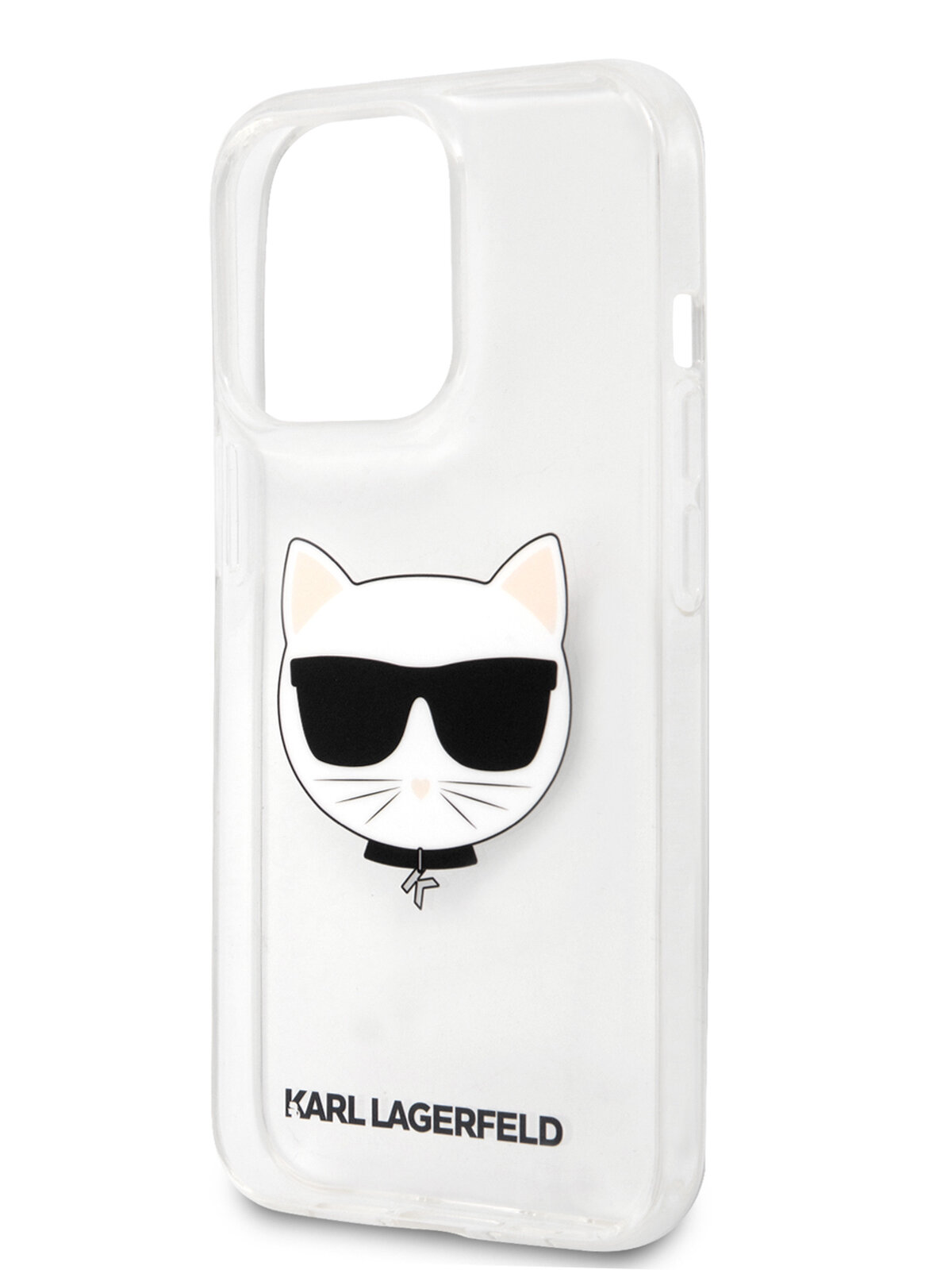 Lagerfeld для iPhone 13 Pro чехол PC/TPU Choupette Hard Transparent