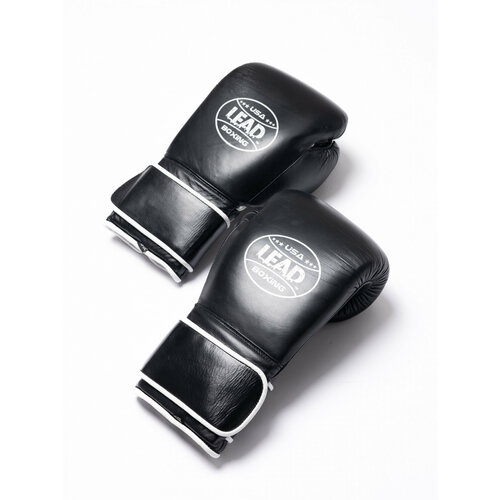 Спаринговочные перчатки Elite Soft Gloves (Black) - Leaders - Черный - 18 oz