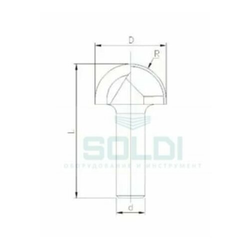 Фреза ST001604 (d12) TCT