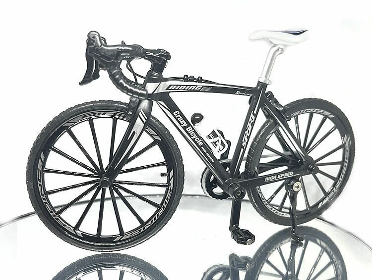 фото Фигурка декоративная, точная копия велосипеда, 18х6х11 см, черный