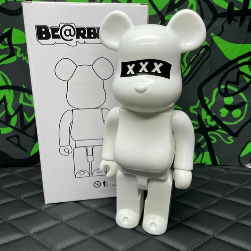 Игрушка Bearbrick XXX 28см белая фигура bearbrick medicom toy bearbrick logo 1st model white chrome 1000%