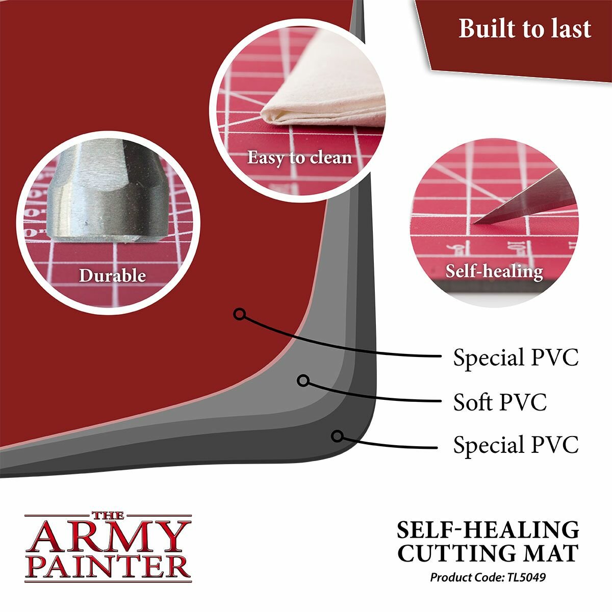 Коврик для моделирования Army Painter Self-healing Cutting Mat (2019)