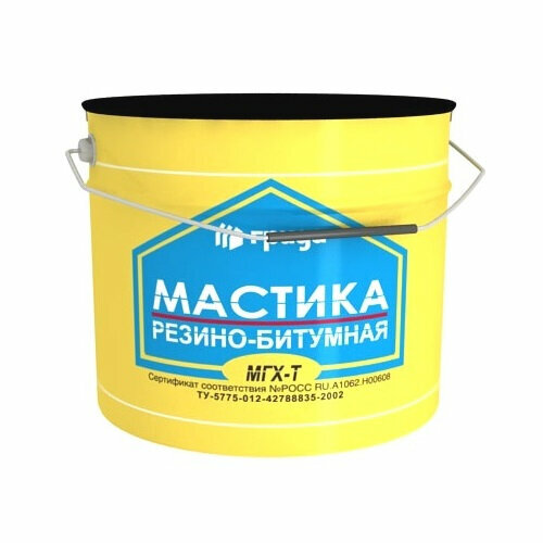 Мастика резино-битумная МГХ-Т 21 кг грида мастика резино битумная мгх т 21 кг грида