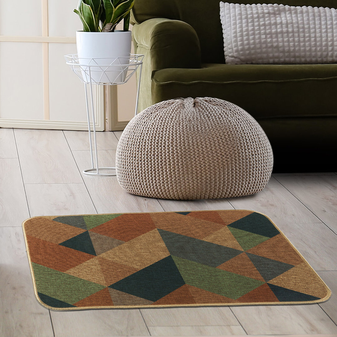 Коврик Profiflooring 50х80 см бежевый интерьерный Hoff - фото №1