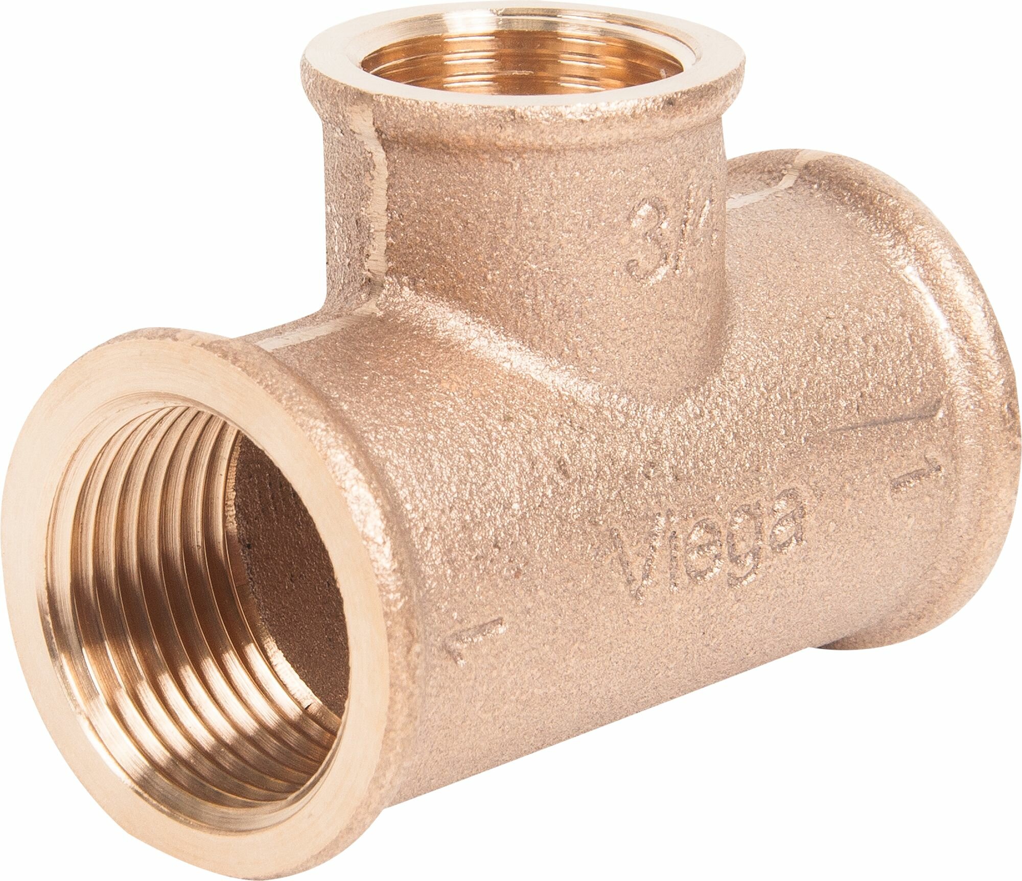 Тройник Viega 264420 внутренняя резьба 1x3/4x1